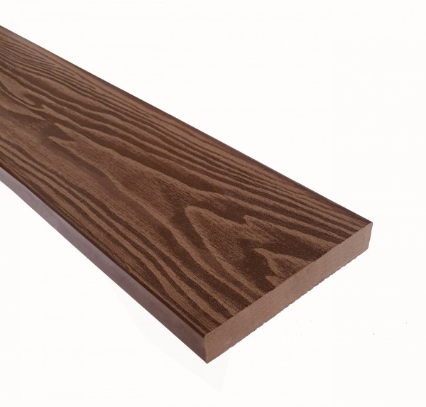 Террасная доска из ДПК Terrapol Смарт 3D Полнотелая без паза Орех Милано купить в Ярославле