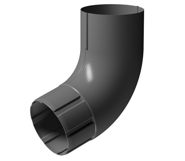 Колено 72° D90 Döcke STAL PREMIUM Графит, (RAL 7024) купить в Ярославле