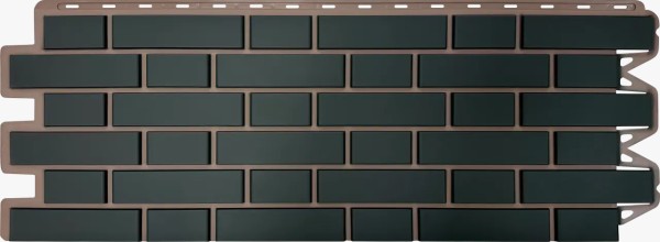 Фасадная панель Альта-Профиль, Кирпич Клинкерный, Графит купить в Ярославле