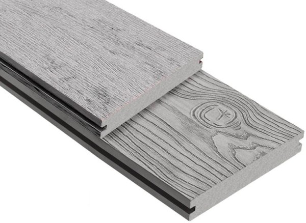Террасная доска ДПК Outdoor 3D полнотелая STORM/OCEAN GREY серая микс купить в Ярославле