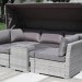 Диван-Трансформер AFINA плетеный из иск. ротанга AFM-320G Grey купить в Ярославле
