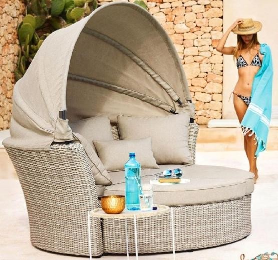 Диван-Трансформер AFINA плетеный из иск. ротанга AFM-325 Beige купить в Ярославле