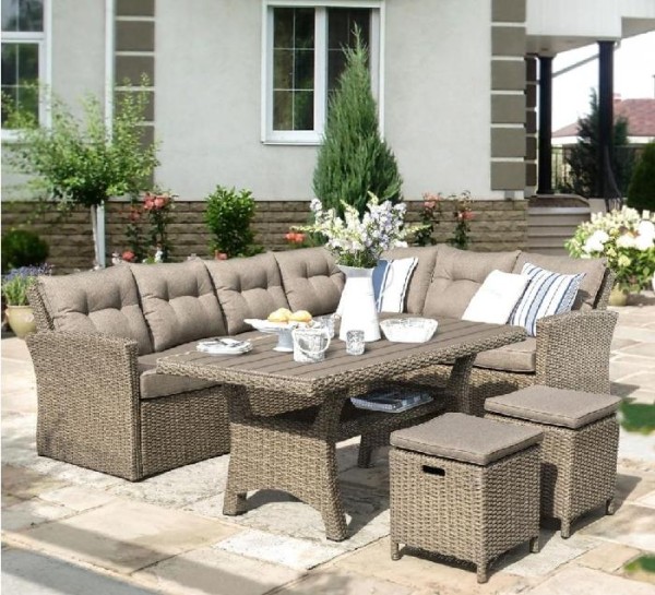 Комплект мебели AFINA плетеной из иск. ротанга AFM-307B Beige купить в Ярославле