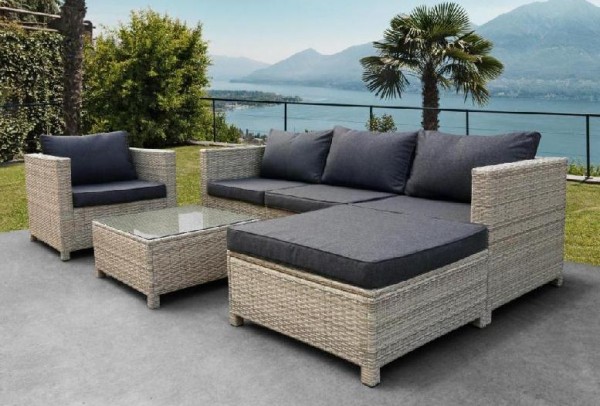 Комплект мебели AFINA плетеной из иск. ротанга YR821G Grey/Grey купить в Ярославле
