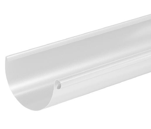 Водосток Aquasistem, система 125x90 - Водосточный желоб 3.00м RAL 9003 Белый купить в Ярославле