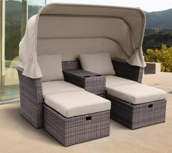 Комплект мебели AFINA плетеной из иск. ротанга AFM-330B Brown купить в Ярославле