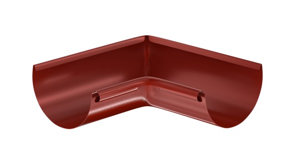 Водосток Aquasistem, система 125x90 - Угол желоба, внутренний 90° RR 29 Бургундский купить в Ярославле