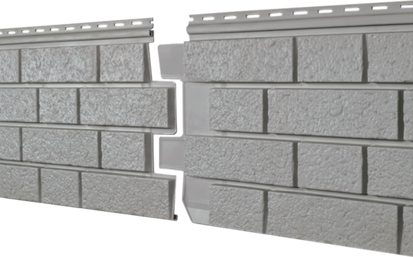 Фасадная панель Ю-пласт Стоун Хаус S-Lock Клинкер Нордик дым купить в Ярославле