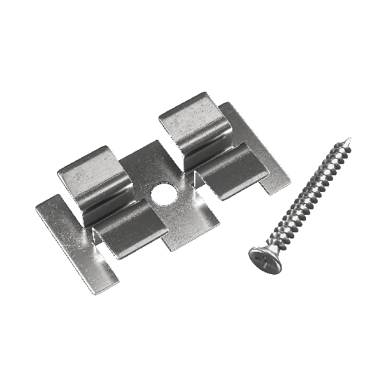 Клипса с саморезом, Grinder шовный монтаж 5 mm купить в Ярославле