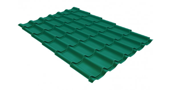 Металлочерепица классик 0,5 Satin RAL 5021 купить в Ярославле