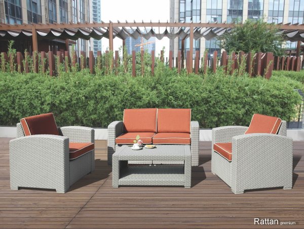 Уличные диваны и кресла коллекции Rattan Premium 4 купить в Ярославле