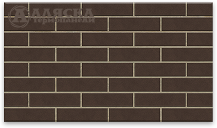 Фасадные Термопанели Аляска Amsterdam brown купить в Ярославле