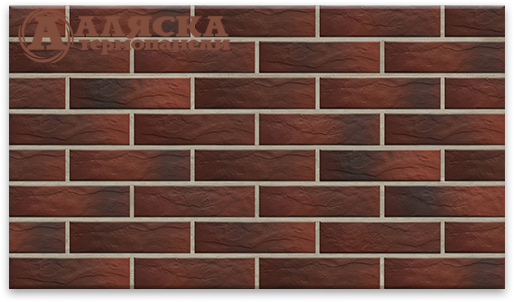Фасадные Термопанели Аляска Cherry Rustic купить в Ярославле