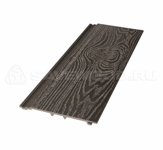 Сайдинг из дпк savewood sw-cedrus тангенциальный распил темно-коричневый купить в Ярославле