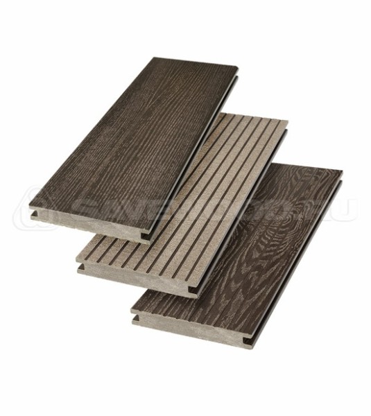 Террасная доска SW Fraxinus (R) полнотелая «SaveWood» Темно-коричневый купить в Ярославле