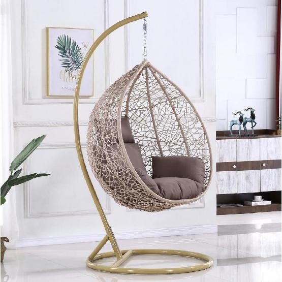 Кресло Подвесное из искусственного ротанга AFM-169A-LB Beige купить в Ярославле