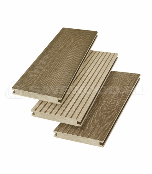 Террасная доска SW Fraxinus (R) полнотелая «SaveWood» Тик купить в Ярославле