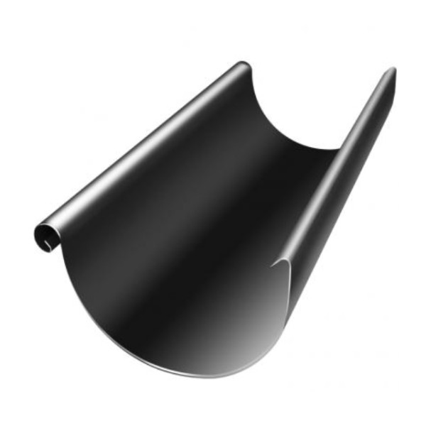 Водосток Grand Line 125x90 – Желоб 3м RAL 9005 купить в Ярославле