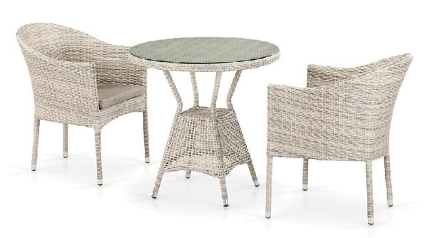 Комплект плетеной мебели AFINA из иск. ротанга T705ANT/Y350-W85 Latte 2Pcs купить в Ярославле