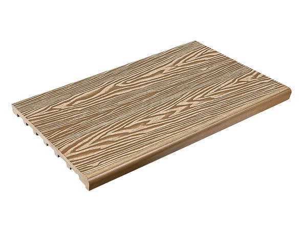 Ступень полнотелая из ДПК Deckart Step 3D Орех купить в Ярославле