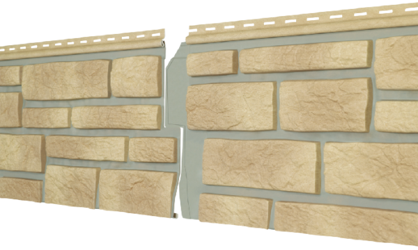 Фасадная панель Ю-пласт Стоун Хаус S-Lock Таганай речной купить в Ярославле