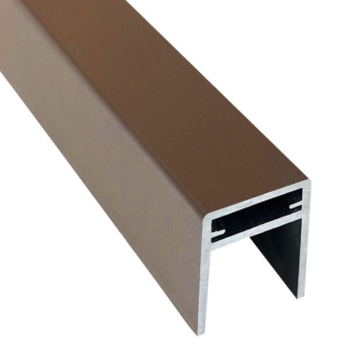 П-профиль Алюминиевый EasyDecking 35x25 Венге купить в Ярославле