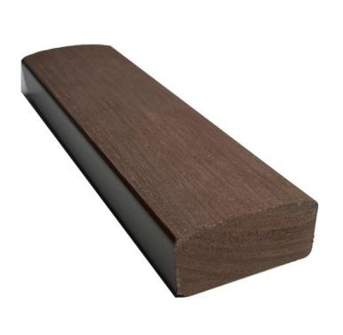 Лавочный брус Ecodecking Некст полнотелый брашированный 70х35 шоколад купить в Ярославле