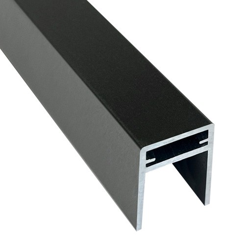 П-профиль Алюминиевый EasyDecking 35x25 Черное дерево купить в Ярославле