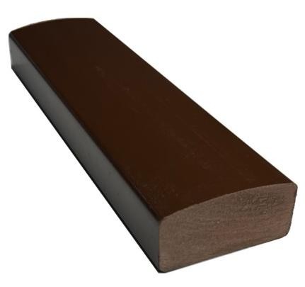 Лавочный брус Ecodecking Некст полнотелый глянцевый 70х35 шоколад купить в Ярославле