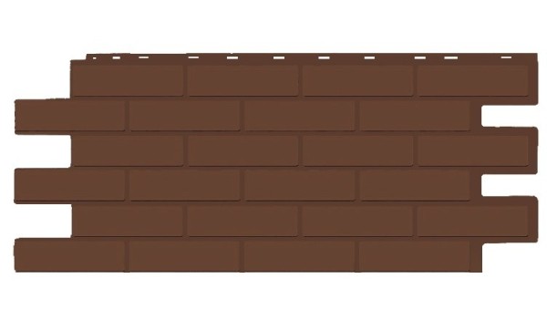 Фасадная панель T-Siding Кирпич Модерн Эко Браун купить в Ярославле