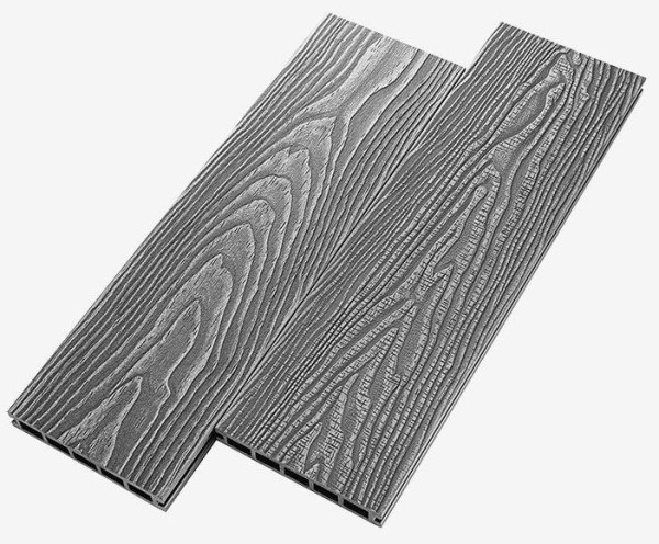 Террасная доска из ДПК RusDecking Unodeck Vintage - Серый купить в Ярославле