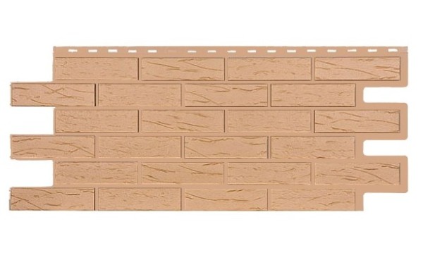 Фасадная панель T-Siding Кирпич Саман Эко Крем купить в Ярославле